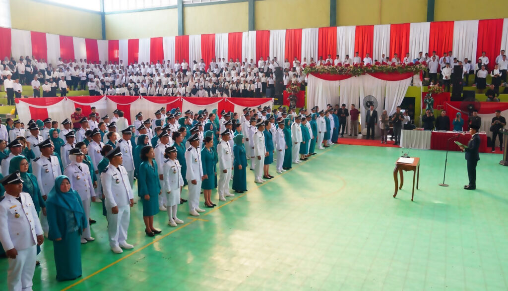 Kukuhkan Kepala Desa, BPD dan Ketua TP-PKK Tingkat Desa, Pj Bupati Ingatkan Hal ini