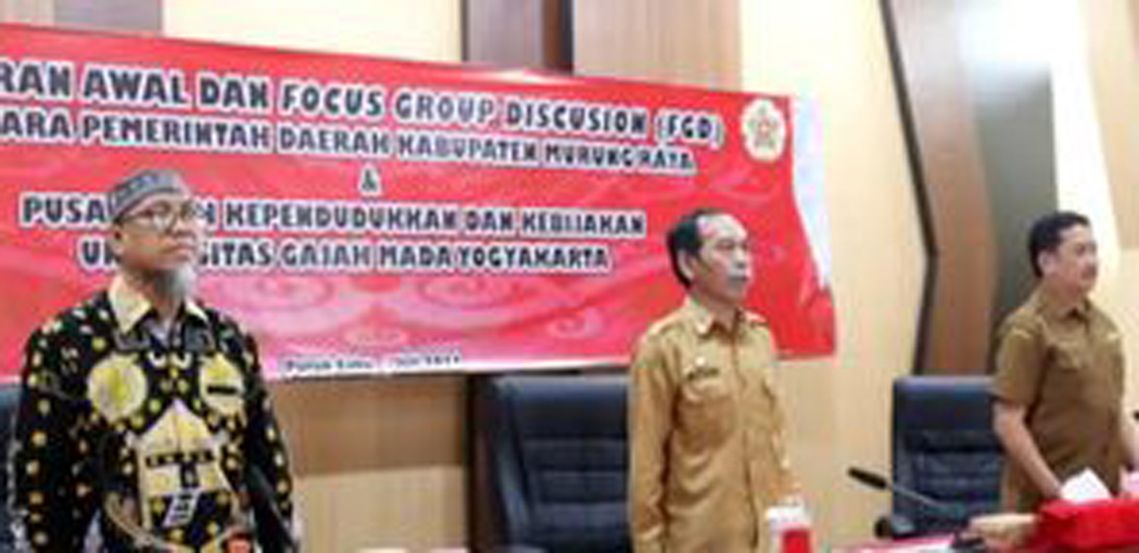 Pemkab Mura Gelar FGD Bersama Tim dari UGM