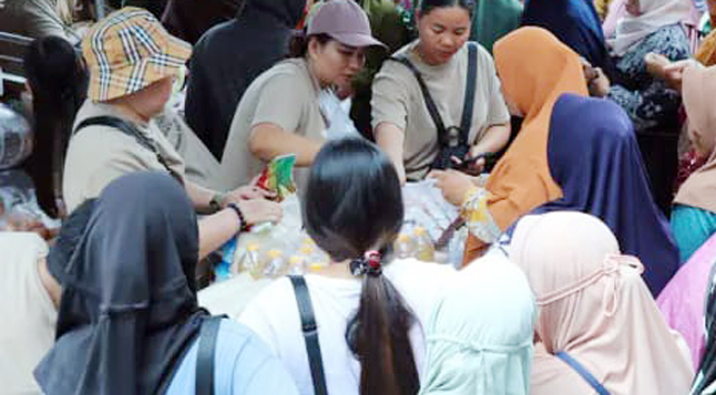 Gerakan Pangan Murah Dilaksanakan di Kecamatan Laung Tuhup