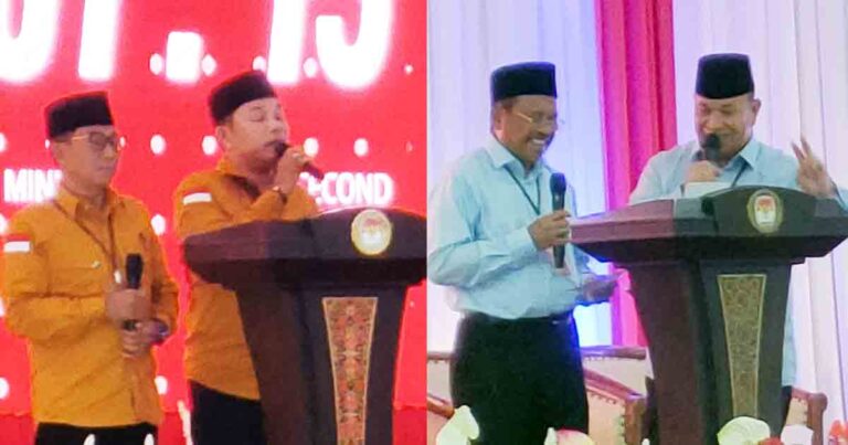 Pj Bupati Hadiri Debat Terbuka Pertama Paslon Bupati dan Wakil Bupati Mura