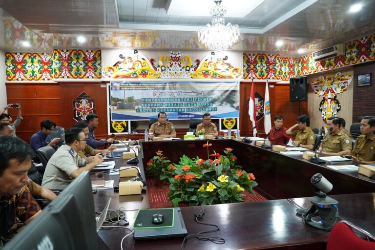 Pj Sekda Mura Buka FGD Terkait RDTR Kecamatan Laung Tuhup