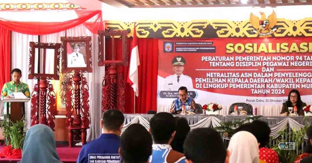 BKPSDM Gelar Sosialisasi Disiplin PNS dan Netralitas ASN pada Pilkada