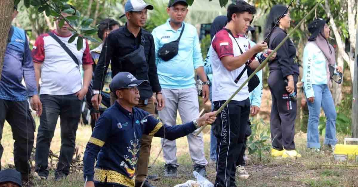 Pj Bupati Didampingi Pj Sekda Mura Buka Acara Lomba Mancing