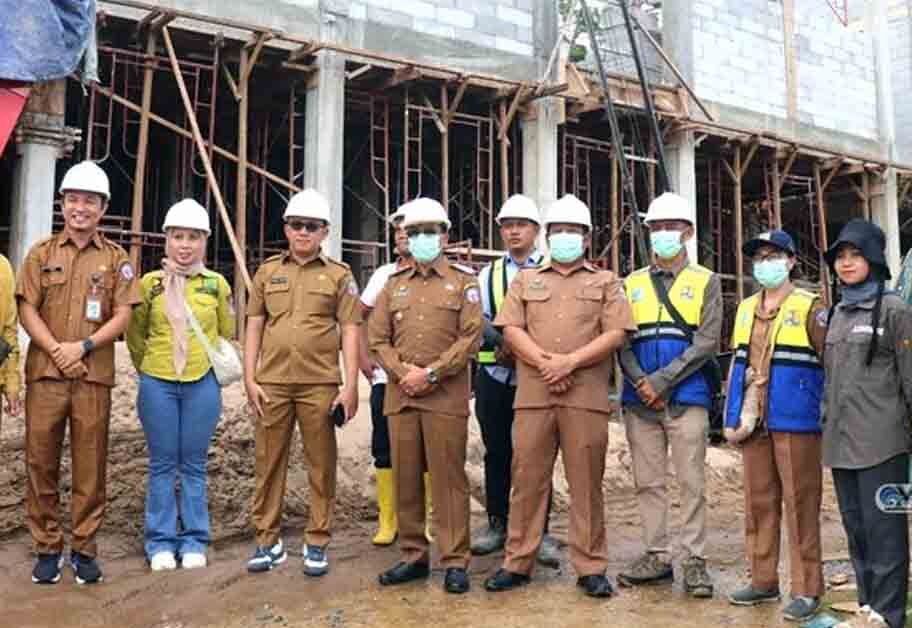 Sejumlah Proyek Pembangunan Infrastruktur Ditinjau Pj Bupati