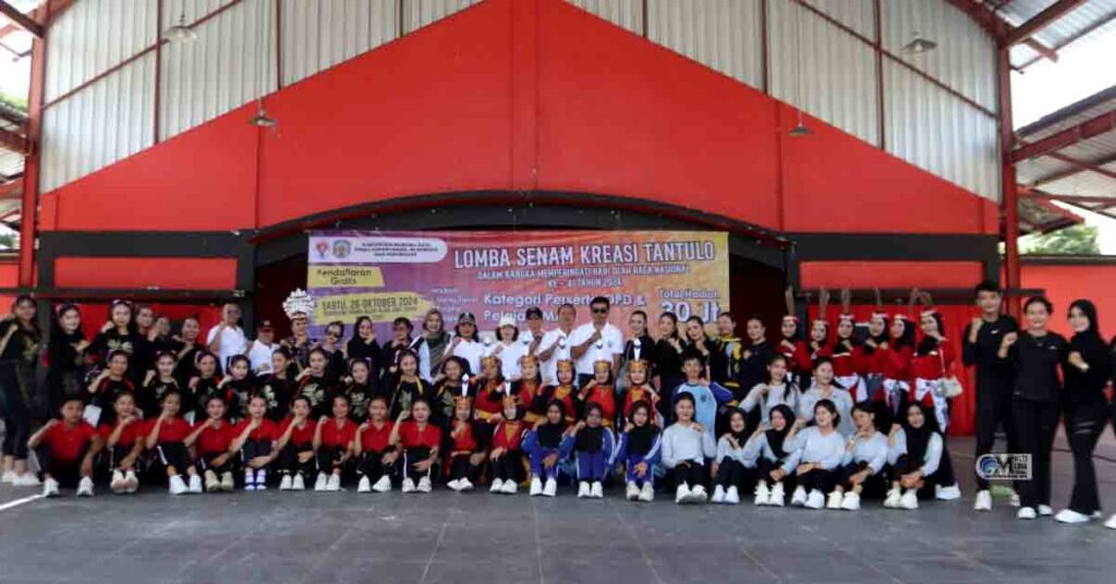 Puluhan Peserta Ikuti Lomba Senam Kreasi Tantulo