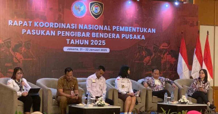 Ikuti Rakornas, Badan Kesbangpol Kalteng Tunjukkan Komitmen Dukung Peningkatan Kualitas Paskibraka