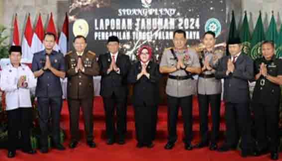 Waket II DPRD Kalteng Hadiri Sidang Pleno Laporan Tahunan Pengadilan Tinggi Palangka Raya Tahun 2024