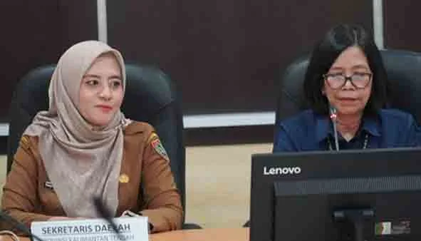 Wakili Plt Sekda Kalteng, Plh Karo Ekonomi Hadiri Press Release BPS Kalteng