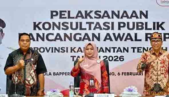 Ketua Komisi IV DPRD Hadiri Konsultasi Publik Rancangan Awal RKPD Provinsi Kalteng