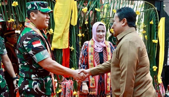 Wagub Kalteng Sambut Kedatangan Panglima Kodam XII/Tanjungpura