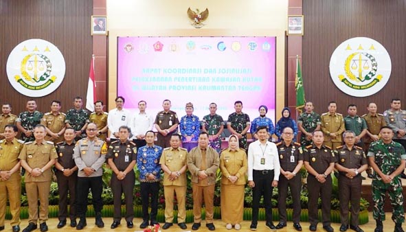 Gubernur H Agustiar Sabran Hadiri Rakor dan Sosialisasi Penertiban Kawasan Hutan