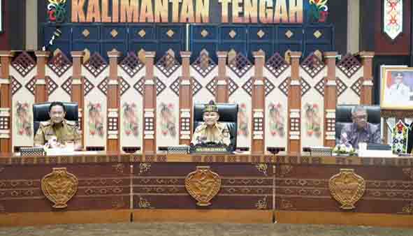 Selaraskan Program 100 Hari Kerja, Gubernur dan Wagub Kalteng Gelar Pertemuan dengan Kepala Perangkat Daerah Beserta Jajaran