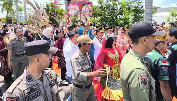 Kerahkan 68 Personel, Satpol PP Kalteng Amankan Penyambutan Gubernur dan Wakil Gubernur Kalteng Terpilih