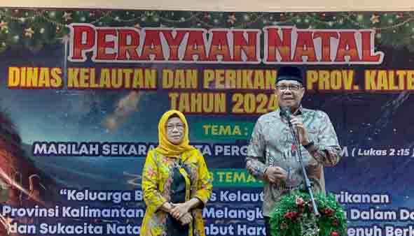 Perayaan Natal Keluarga Besar Dislutkan Kalteng Tahun 2024