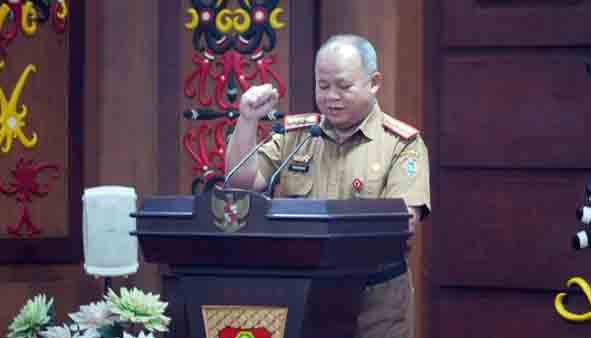 Plh Asisten Pemkesra Buka Rakor dan Asistensi IKK LPPD Provinsi Kalteng