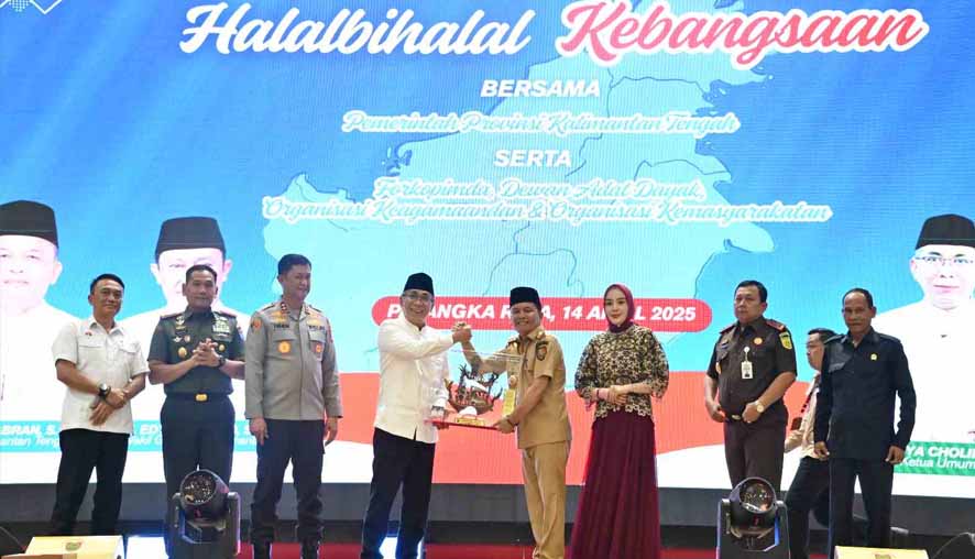 Halalbihalal Kebangsaan, Gubernur Ajak Seluruh Stakeholders Gelorakan Semangat Huma Betang dan Isen Mulang