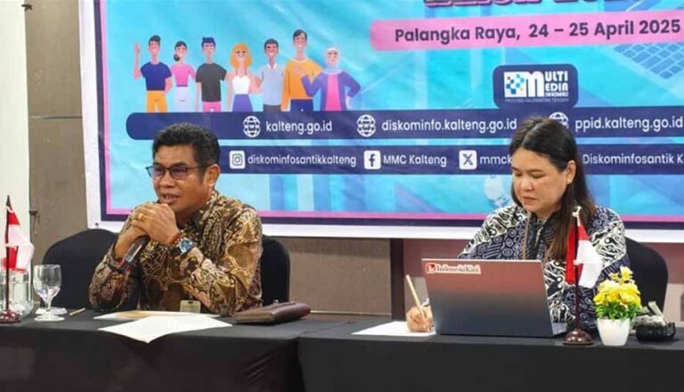Diskominfosantik Kalteng Gelar Bimtek Platform Digital Kemitraan Bagi KIM
