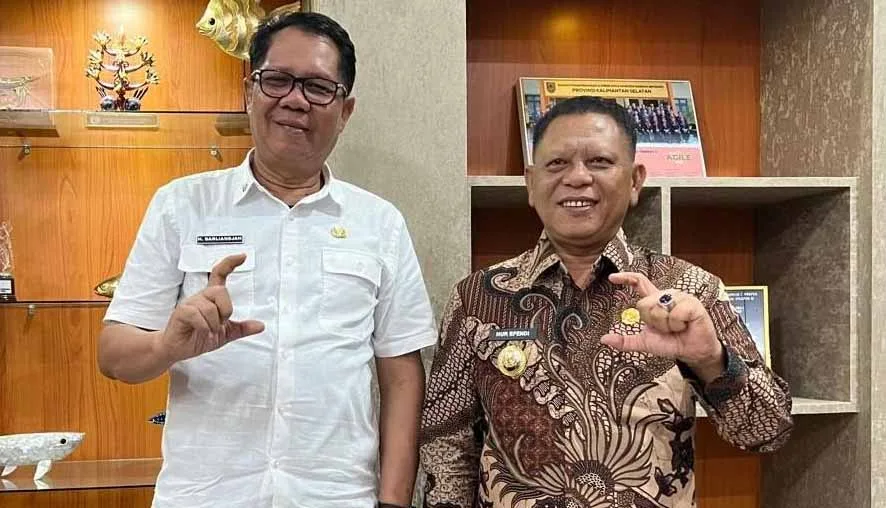Sinergikan Program Kelautan dan Perikanan, Wabup Sukamara Kunjungi Dislutkan Kalteng