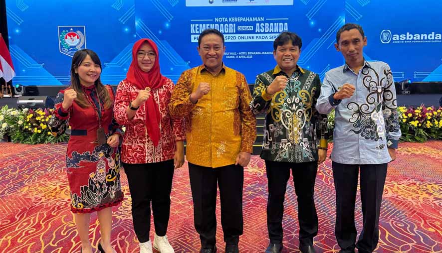 Wagub Kalteng Edy Pratowo Hadiri Peluncuran SP2D Online Melalui SIPD-RI