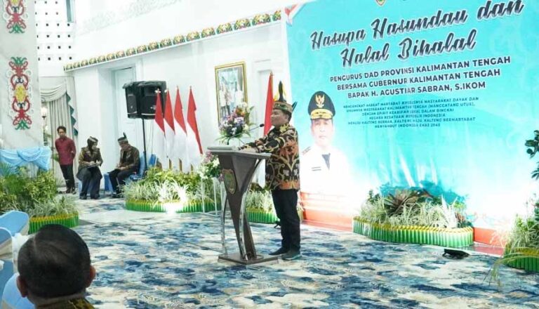 Gubernur Agustiar Sabran Hadiri Hasupa Hasundau dan Halal Bihalal Pengurus DAD Kalteng