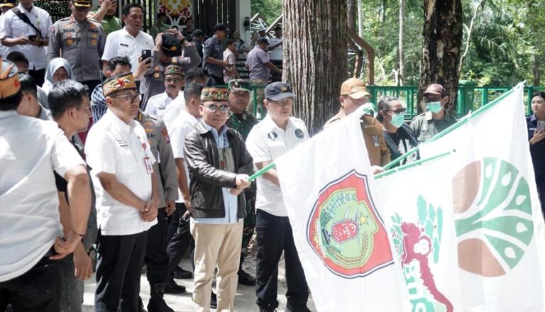 Gubernur Kalteng Pimpin Pelepasliaran Orangutan dan Penanaman Pohon
