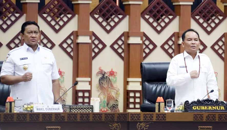 Samakan Persepsi, Gubernur dan Wagub Kalteng Sampaikan Arahan