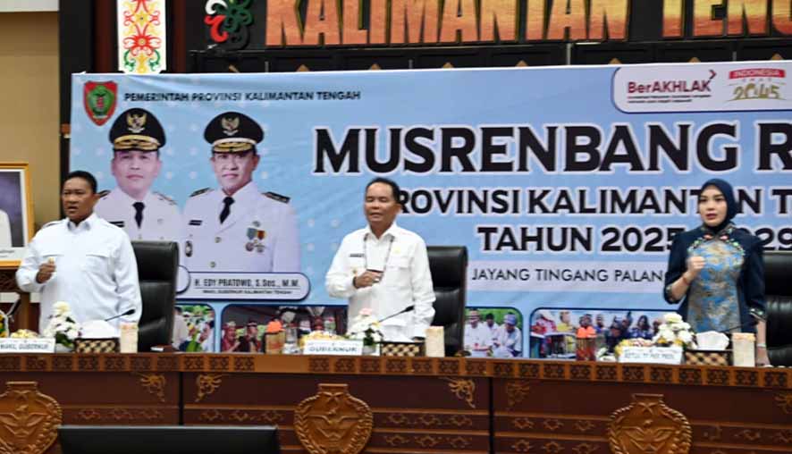 Gubernur Tegaskan RPJMD Bagian Penting dari Pembangunan Nasional Wujudkan Cita-cita Indonesia Emas 2045