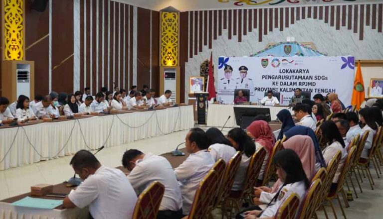Plt Sekda Kalteng Sampaikan Tata Kelola Data yang Baik Kunci Mempercepat Pencapaian SDGs