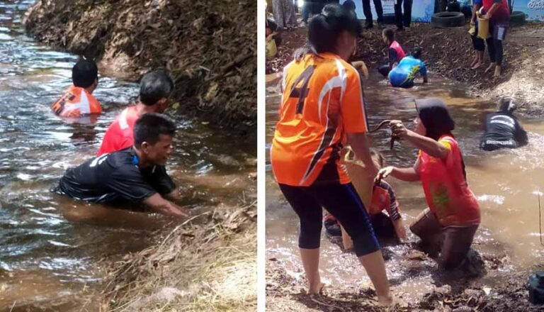 Lomba Mangaruhi FBIM, Lestarikan Cara Tradisional Menangkap Ikan Dengan Tangan Kosong