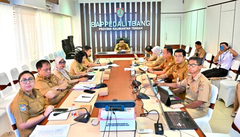 Kepala BAPPERIDA Kalteng Pimpin Rapat Konsultasi Ranwal RPJMD 2025–2029 Bersama Bangda Kemendagri