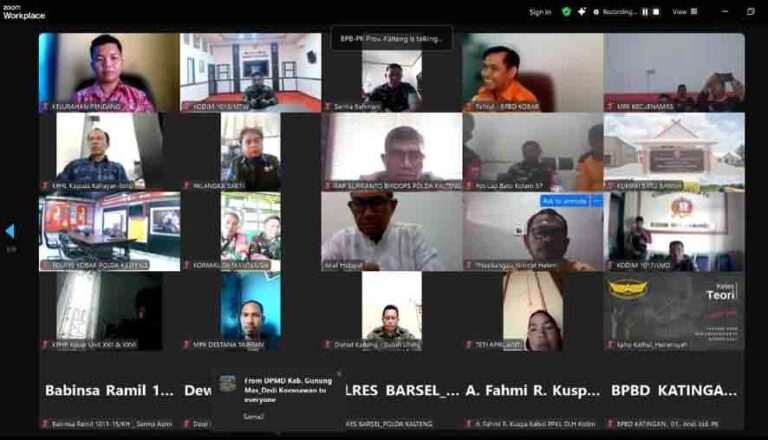 Rapat Peningkatan Kesiapsiagaan Hadapi Potensi Karhutla