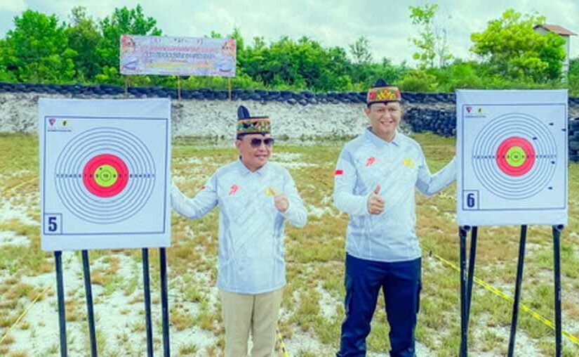Gubernur Agustiar Sabran Hadiri Open Tournament Menembak dan Sumpitan Tradisional
