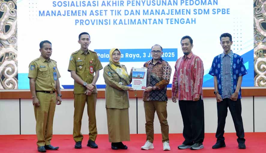 Diskominfosantik Kalteng Gelar Sosialisasi Akhir Penyusunan Pedoman Manajemen Aset TIK dan Manajemen SDM SPBE