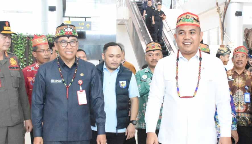 Plt Sekda Sambut Kedatangan Wamen P2MI