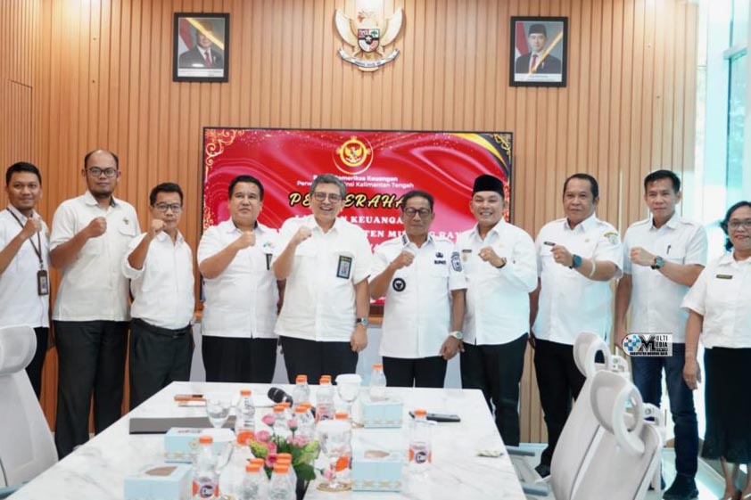 Pemkab Mura Serahkan LKPD Ke BPK Perwakilan Kalteng 1