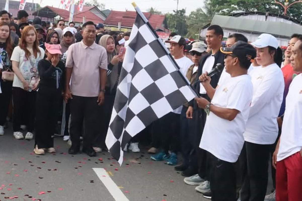 Semarak Hari Bhayangkara ke-80, Ribuan Warga Meriahkan Jalan Santai Bersama Polres Murung Raya!D (1)
